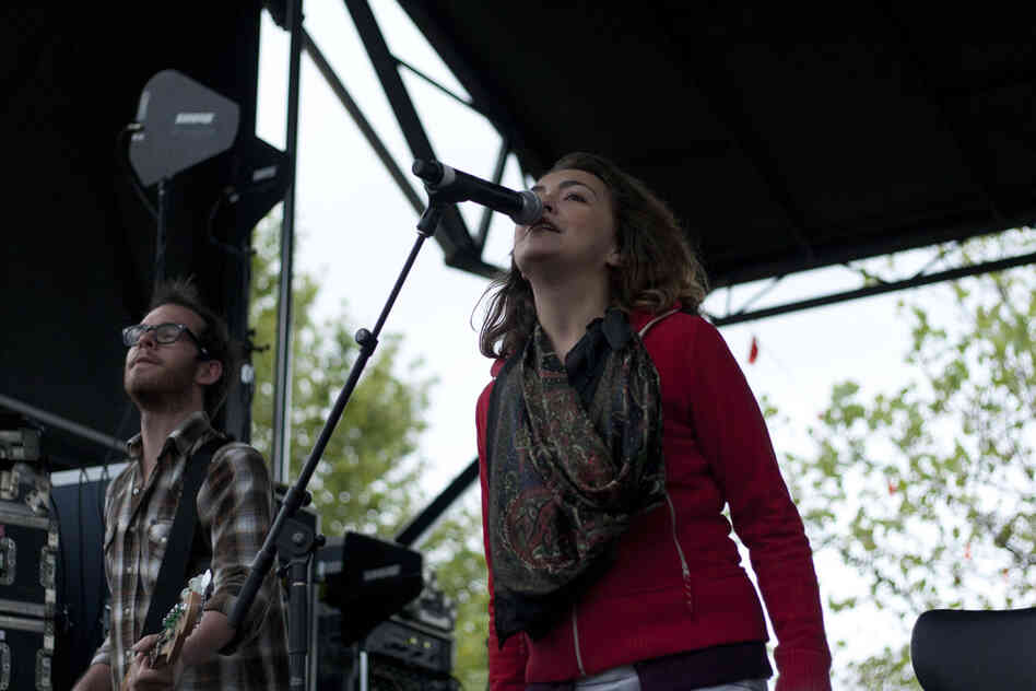 The Lumineers perform at XPoNential Music Festival 2012 at Wiggins Park in Camden, N.J.
