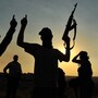 Members of the group Hamza Abdualmuttalib trained this week near the Syrian city of Aleppo. Members of the group Hamza Abdualmuttalib trained this week near the Syrian city of Aleppo.