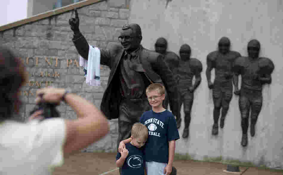 The statue's sculptor, Angelo Di Maria, said it was upsetting to hear that it had been taken down. "It's like a whole part of me is coming down. It's just an incredibly emotional process."