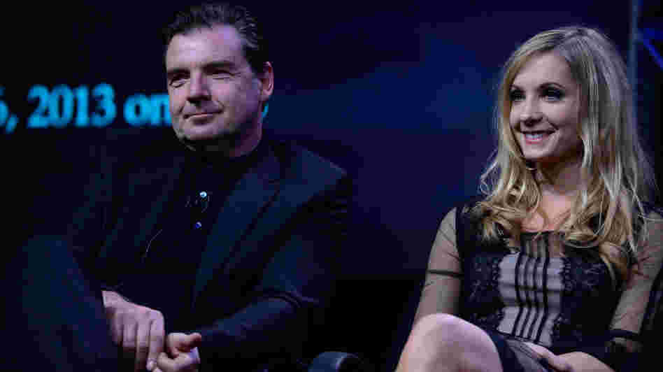 Brendan Coyle and Joanne Froggatt, who play Mr. Bates and Anna on Downton Abbey.