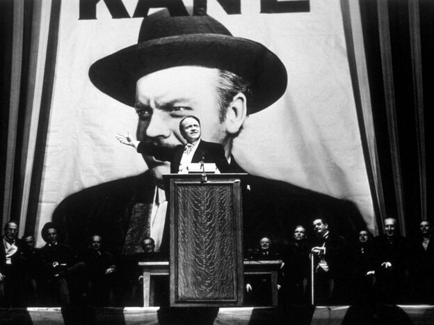 Citizen Kane was Orson Welles' first film and consistently tops lists as the best film of all time.