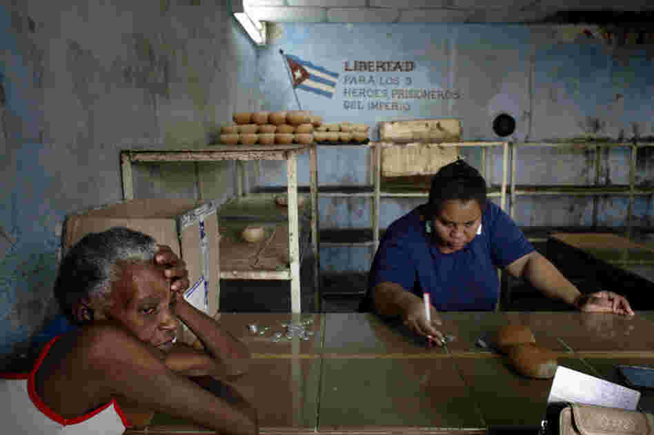 A bakery in Havana, Cuba, August 2006.