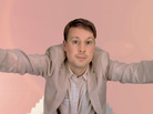 Screenshot from the video for Django Django's song "Hail Bop." Screenshot from the video for Django Django's song "Hail Bop."