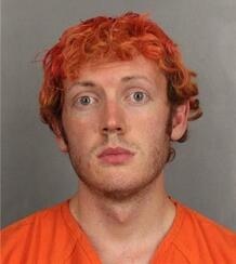 James Holmes in a photograph taken by police during his booking. James Holmes in a photograph taken by police during his booking.