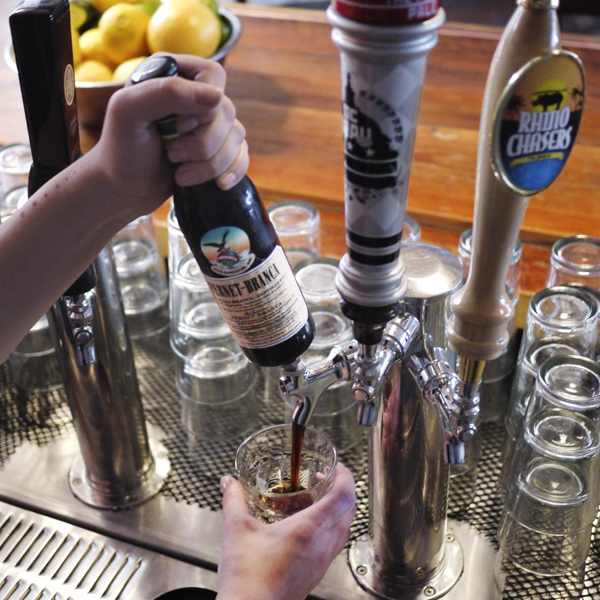 D.C. bar, The Passenger serves Fernet Branca on tap.