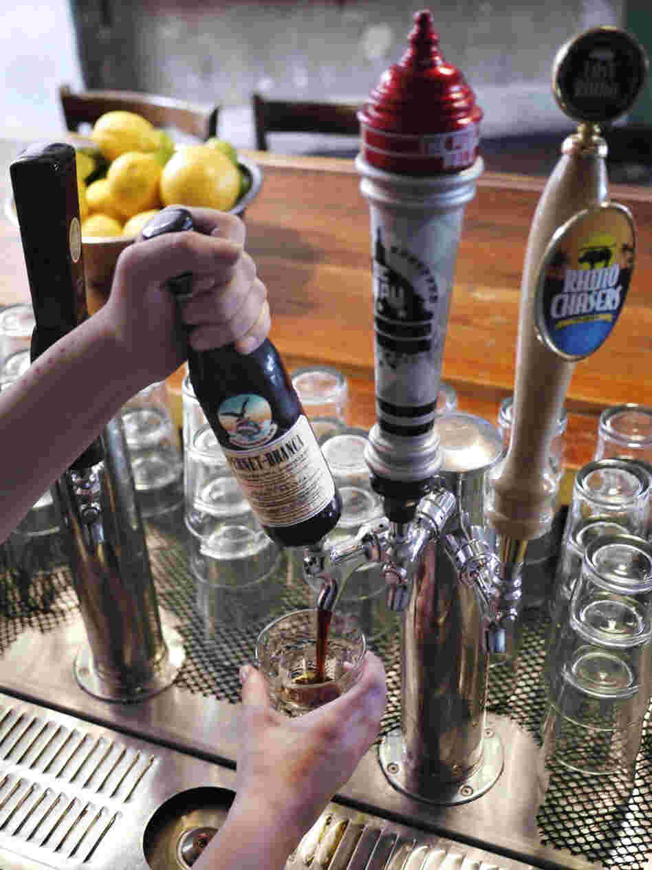 D.C. bar, The Passenger serves Fernet Branca on tap.