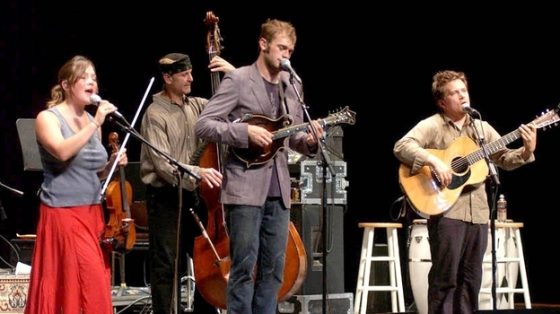 Nickel Creek performs on Mountain Stage.