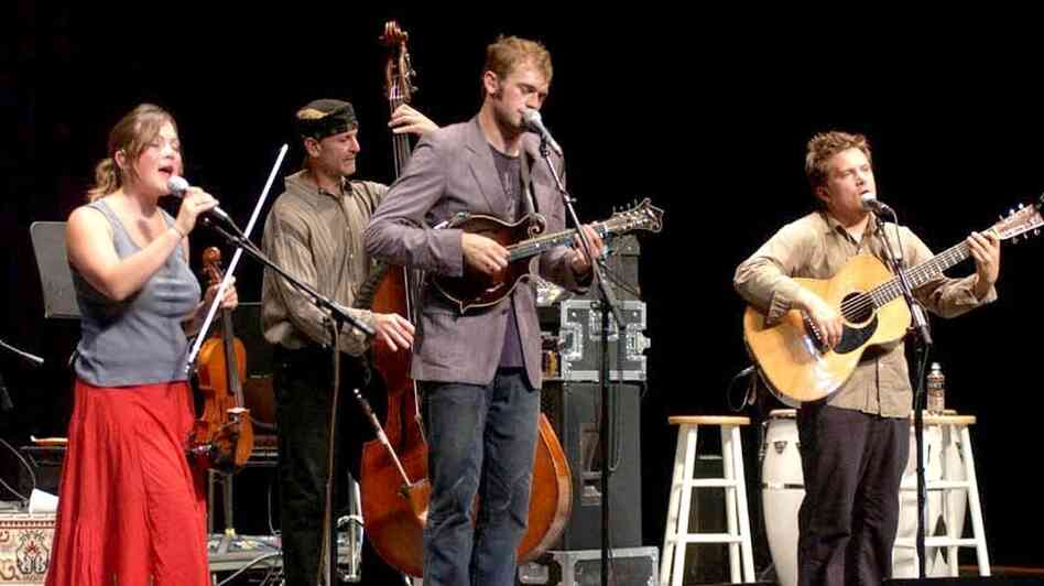 Nickel Creek performs on Mountain Stage.