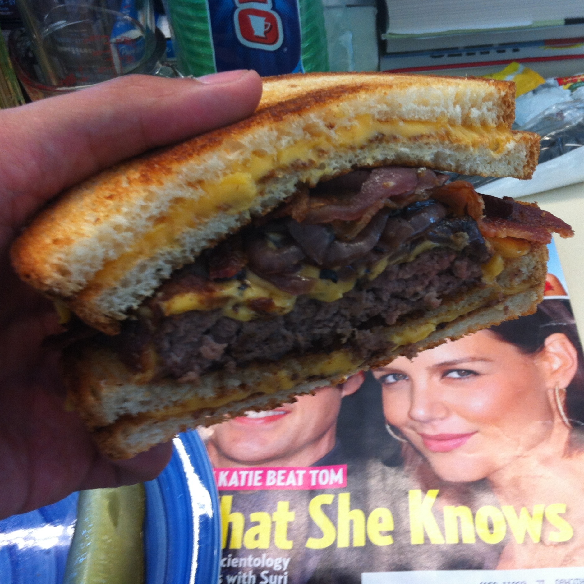 The sandwich.