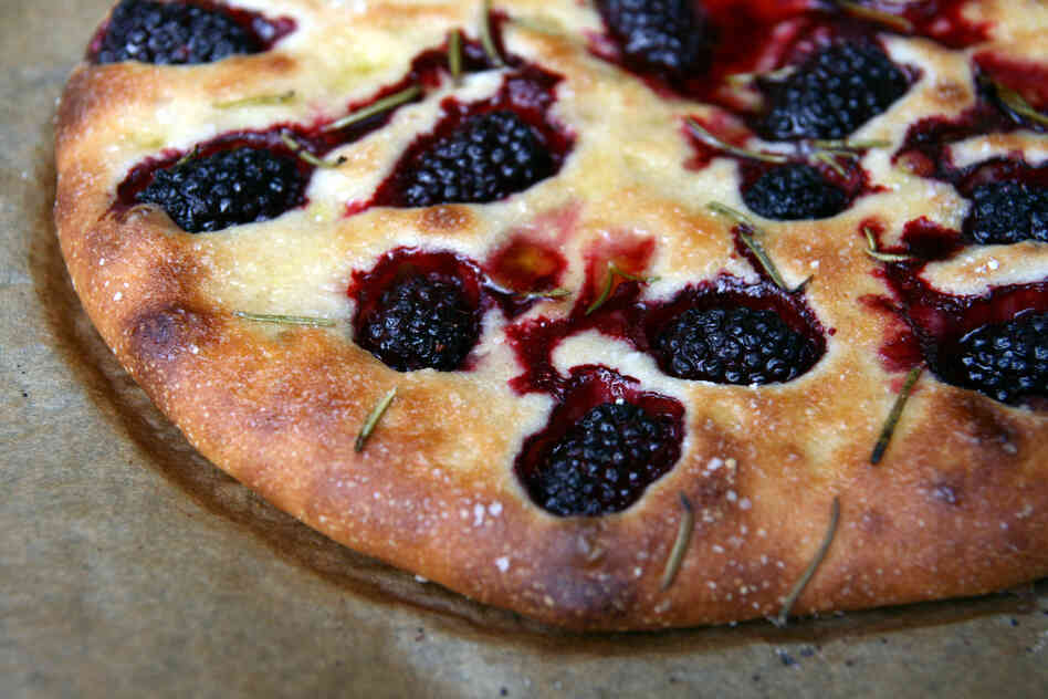 Blackberry-Rosemary Focaccia