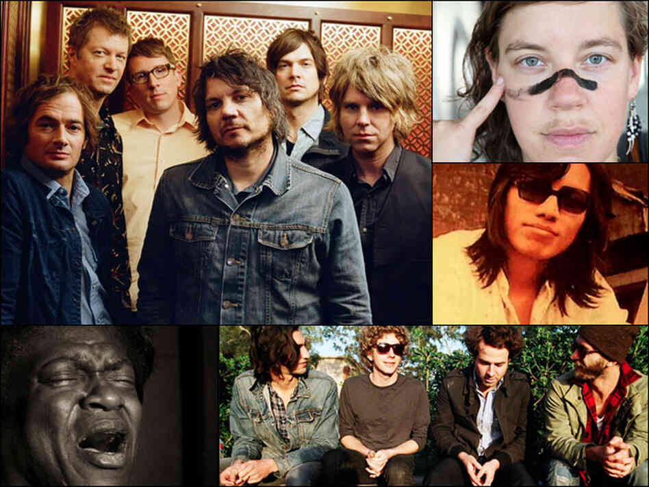 Wilco (clockwise from upper left), tUnE-yArDs, Rodriguez, Dawes and Charles Bradley Wilco (clockwise from upper left), tUnE-yArDs, Rodriguez, Dawes and Charles Bradley