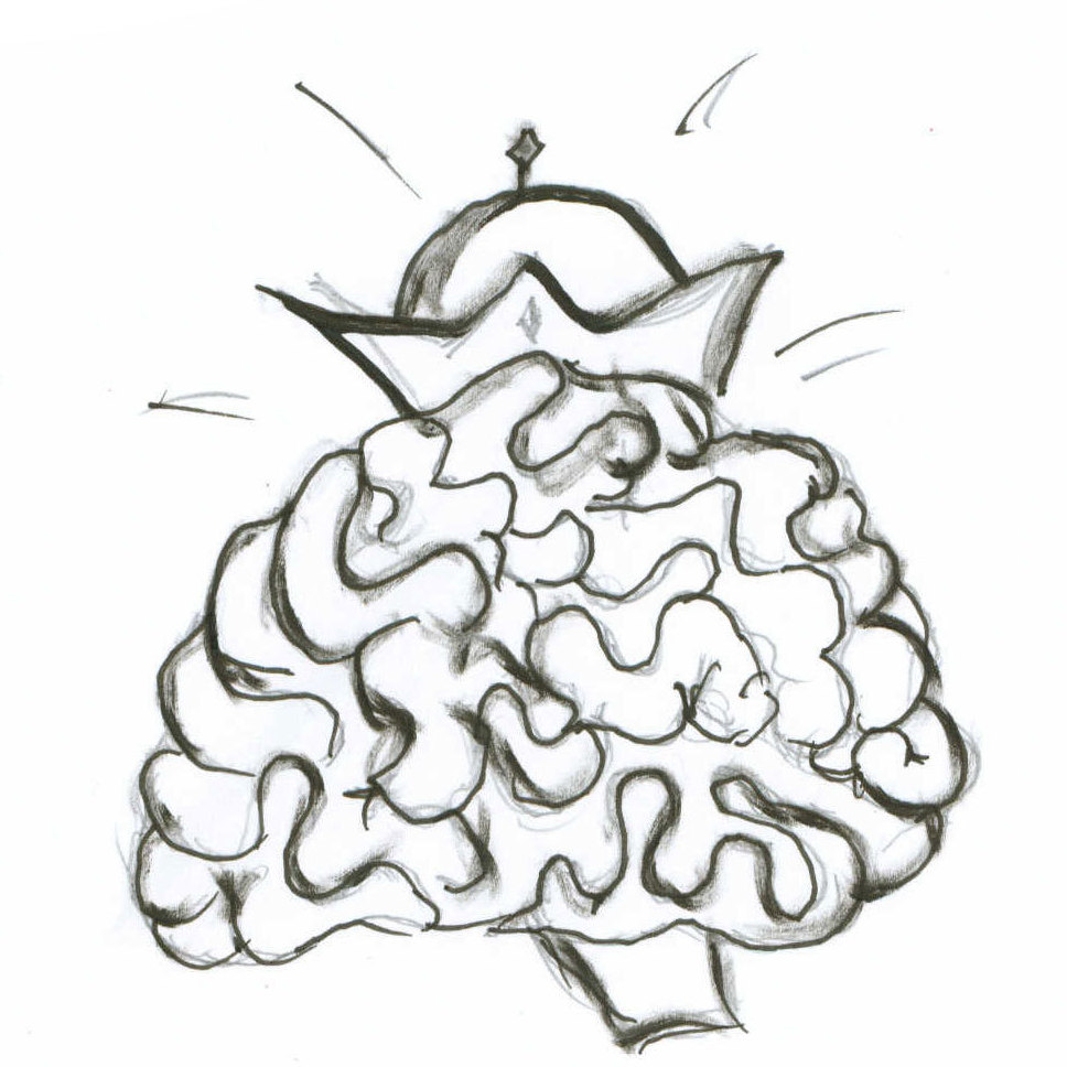 Brain with crown