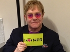 Elton John at NPR HQ in DC Elton John at NPR HQ in DC