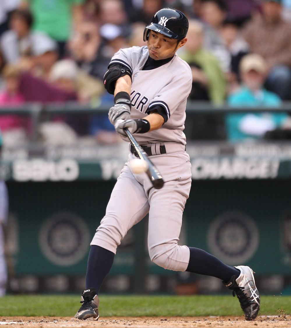 Now batting for the Yankees, Ichiro Suzuki.
