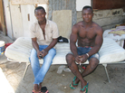 African migrants fired from Italian factories in the north have joined the swelling ranks of people searching for agriculture work in the south. Originally from Burkina Faso, Karim Suruku (right) is a migrant worker in Calabria in southern Italy. At left is Amidou Denamidou. African migrants fired from Italian factories in the north have joined the swelling ranks of people searching for agriculture work in the south. Originally from Burkina Faso, Karim Suruku (right) is a migrant worker in Calabria in southern Italy. At left is Amidou Denamidou.