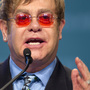 Elton John speaks at the International Aids Conference in Washington, D.C., on Monday.