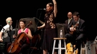 Pink Martini performs on Mountain Stage. Pink Martini performs on Mountain Stage.