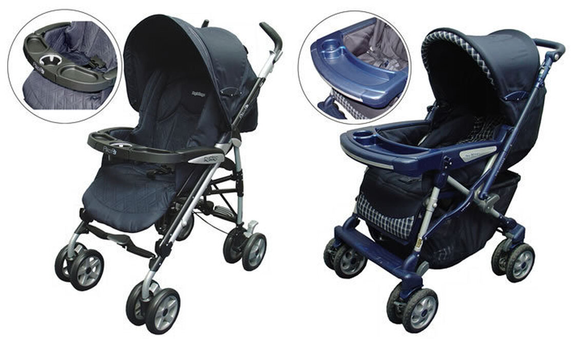 The models of strollers being recalled.
