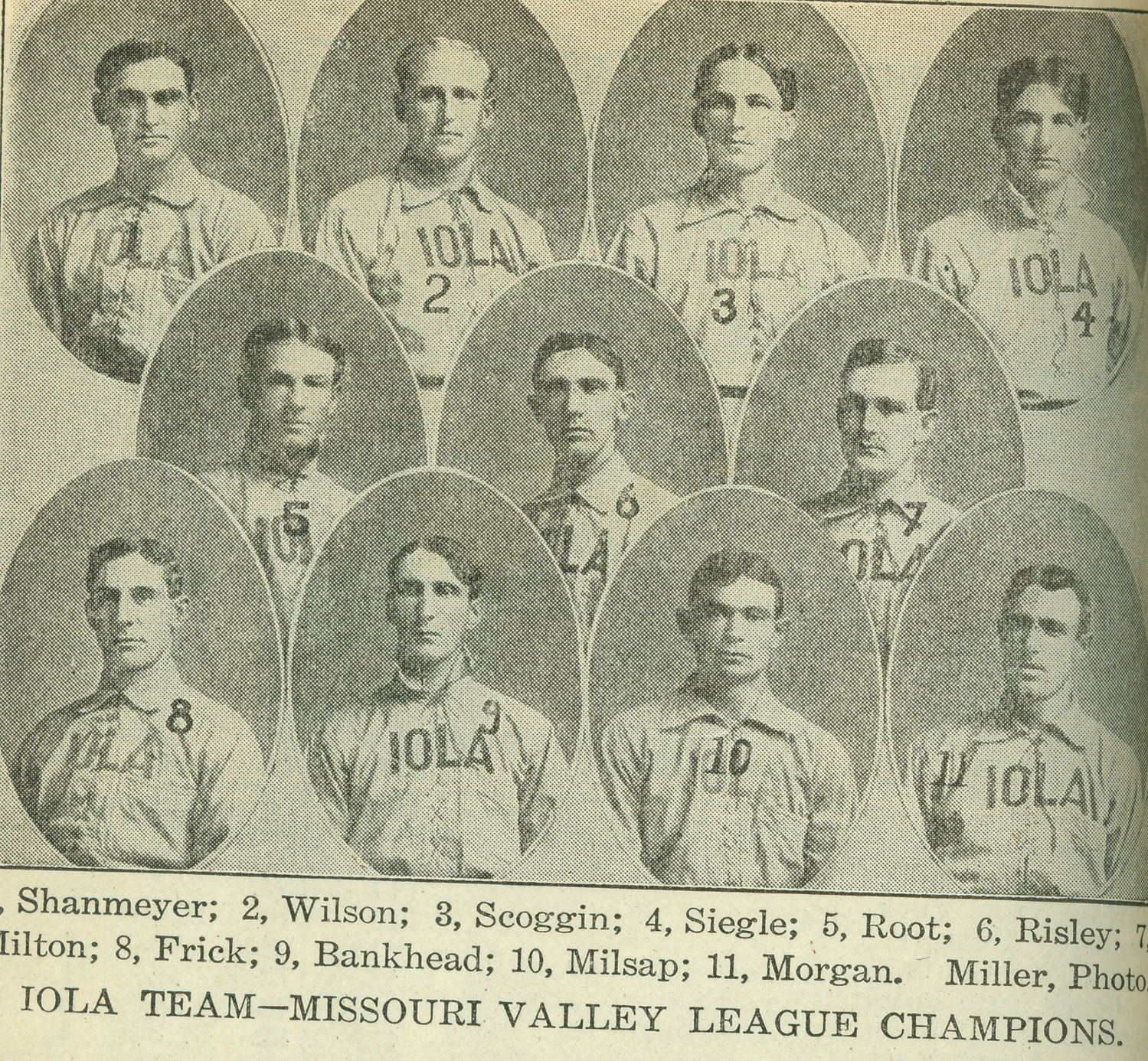 According to Hagerty, Kansas' Iola Gasbags (1902, 1904) adopted their name after becoming widely known as braggers: "They traveled to these other cities, and they'd be bragging that they were the champion, so people started giving them the nickname Gasbags. And they said, 'You know what? Yeah, we are. We're the Gasbags.' "