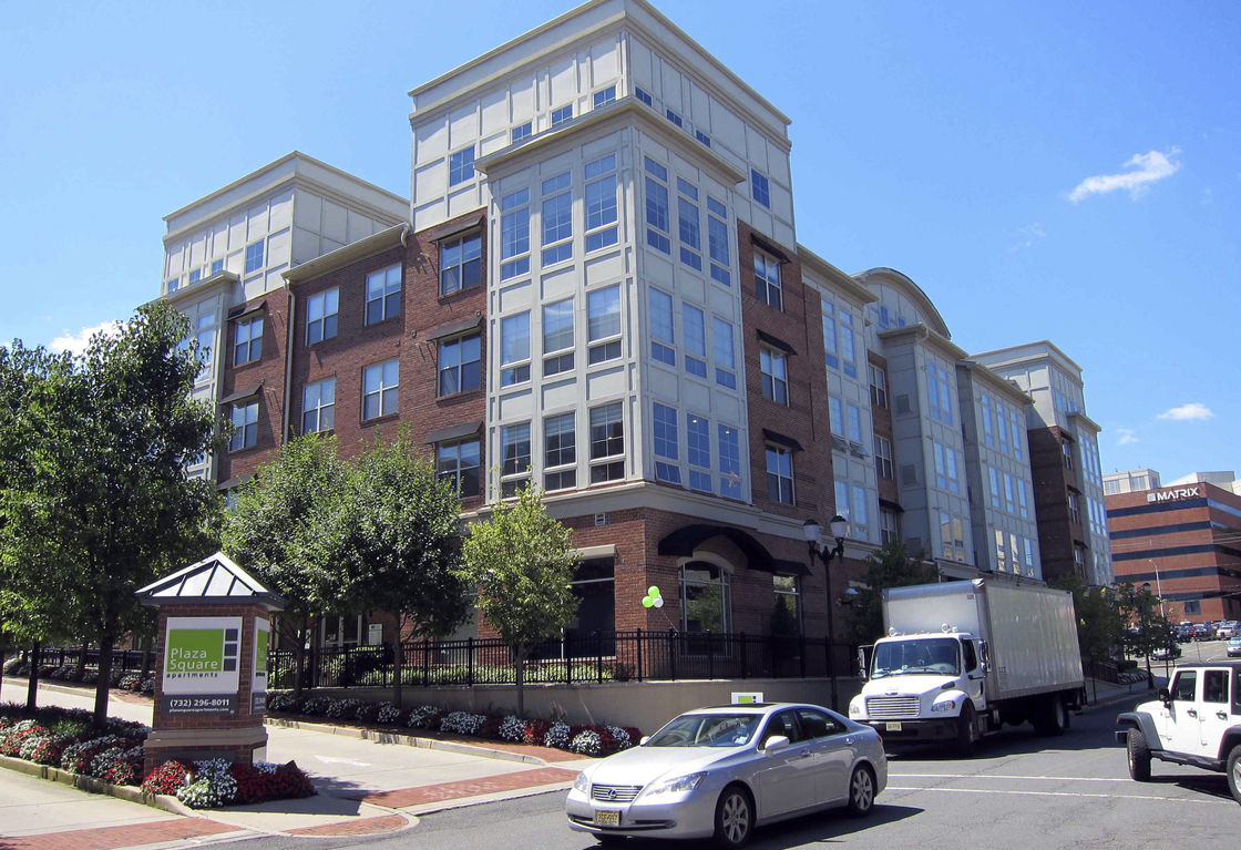 This July 13, 2011, photo shows the apartment complex in New Brunswick, N.J., where an apartment was rented by an undercover NYPD officer.