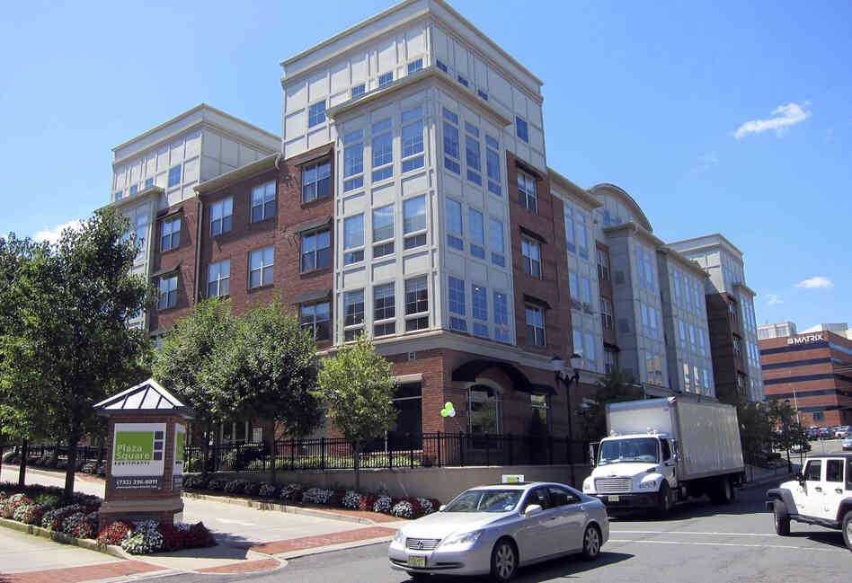This July 13, 2011, photo shows the apartment complex in New Brunswick, N.J., where an apartment was rented by an undercover NYPD officer.