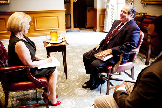 Nina Totenberg interviews Supreme Court Justice Antonin Scalia.