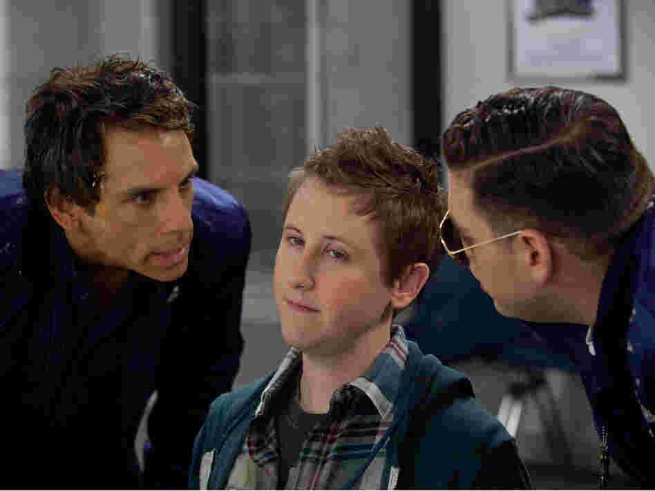 Evan and Franklin interrogate a local skater kid (Johnny Pemberton).