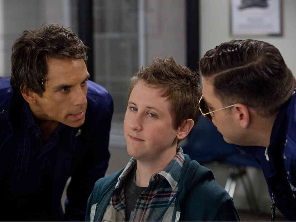 Evan and Franklin interrogate a local skater kid (Johnny Pemberton).