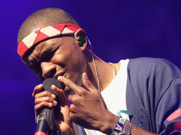 Frank Ocean performs onstage at the 2012 Coachella Valley Music & Arts Festival in April.