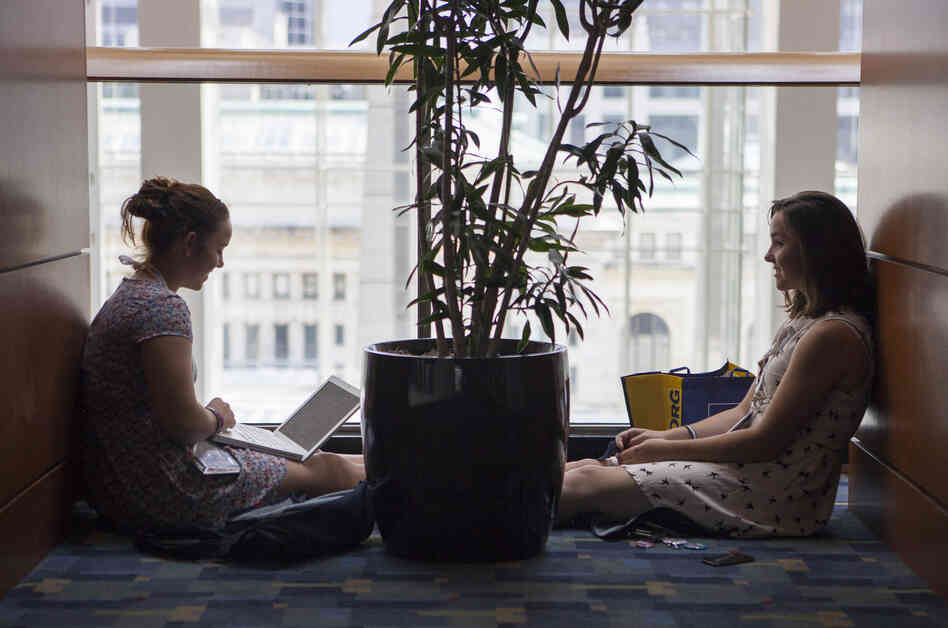 Sophia (left) and Sarah Denison-Johnston of Berkeley, Calif., are 16-year-old twins, who are HIV-negative even though their mother was HIV-positive while pregnant with them. Their mother took part in one of the first clinical trials testing whether anti-retroviral drugs could successful block HIV transmission from mother to infant.