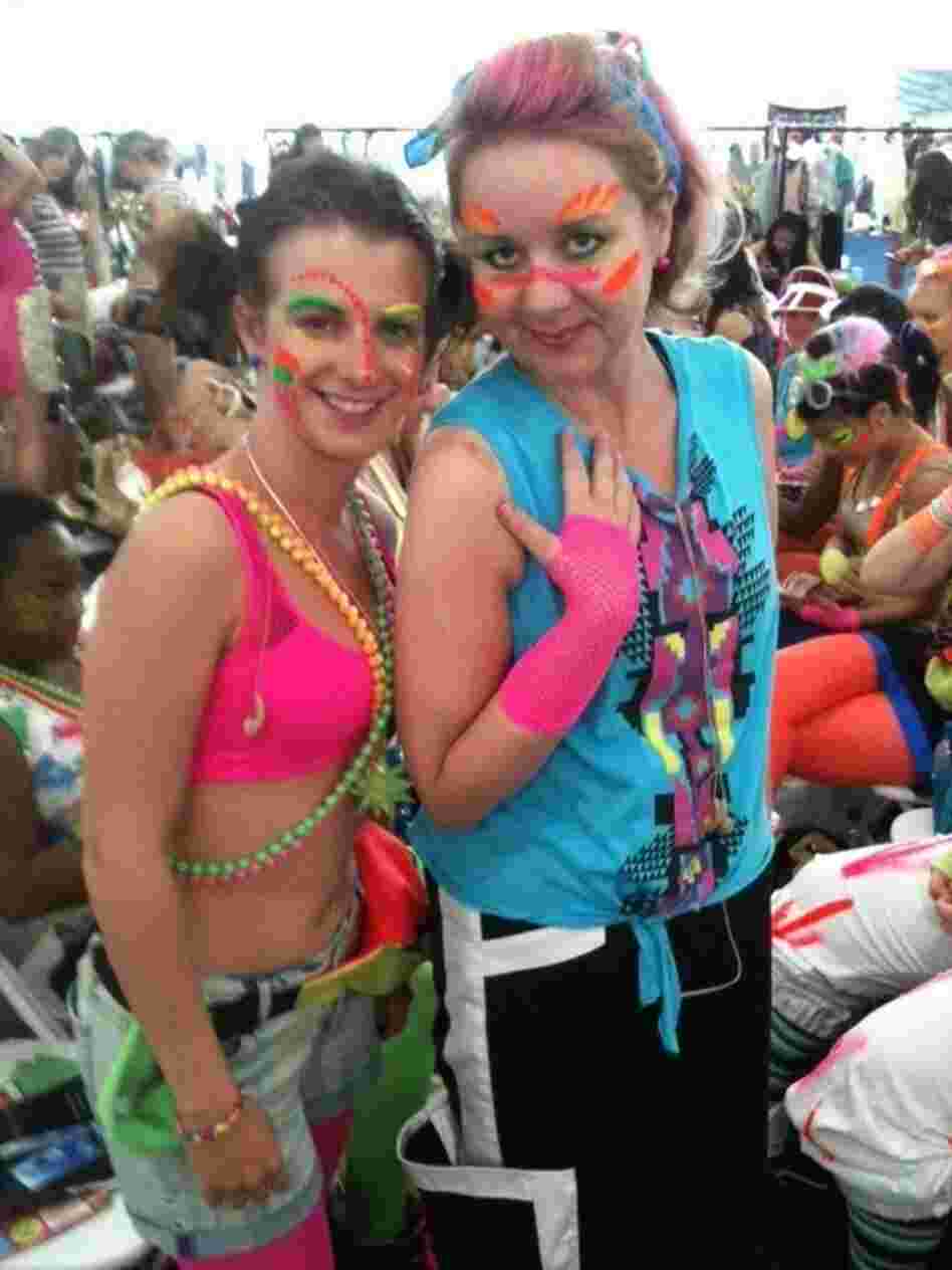 Sasha Feachem (right) will be performing in an urban street dance during the London Olympics' opening ceremony Friday. Sasha Feachem (right) will be performing in an urban street dance during the London Olympics' opening ceremony Friday.