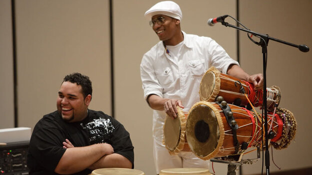 Pedro Martinez performs at Juilliard.
