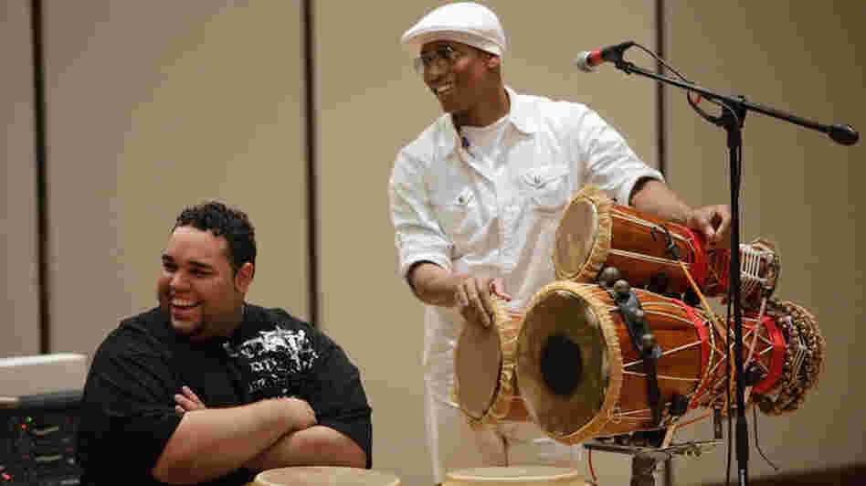 Pedro Martinez performs at Juilliard.