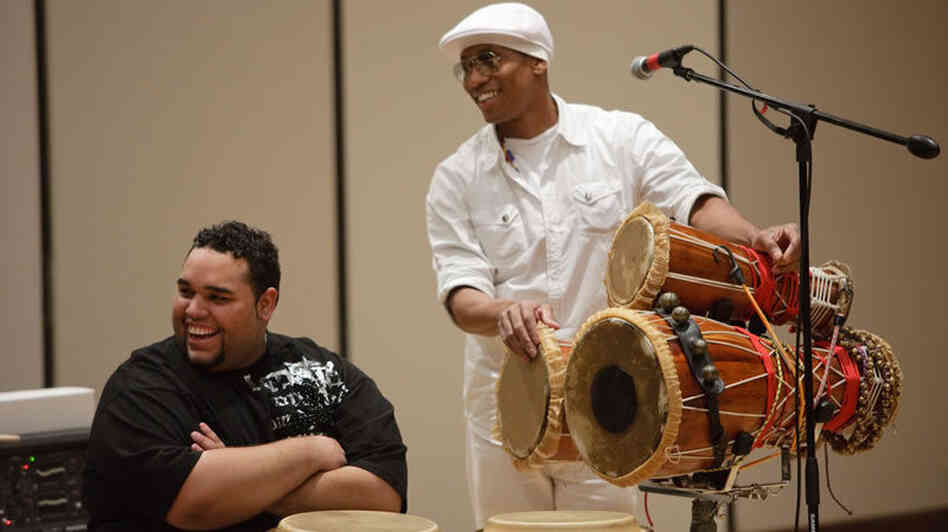 Pedro Martinez performs at Juilliard.