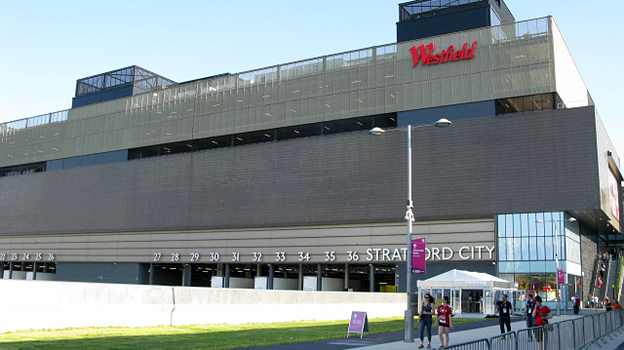 Big, But Not Big On Doors: The Westfield Stratford City Mall is an integral part of the Olympic Park area. But the mall's mammoth size can make it tough to find a way out.