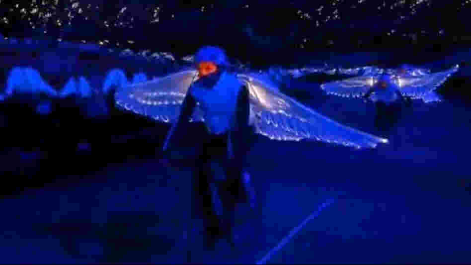 A scene from the London 2012 Opening Ceremony is seen in this screenshot, taken from a clip released Thursday.