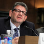 Chairman and CEO of Universal Music Group Lucian Grainge (left) and Roger Faxon, the CEO of EMI Group, testify during a Senate Judiciary subcommittee hearing on Universal's proposed merger with EMI. Chairman and CEO of Universal Music Group Lucian Grainge (left) and Roger Faxon, the CEO of EMI Group, testify during a Senate Judiciary subcommittee hearing on Universal's proposed merger with EMI.