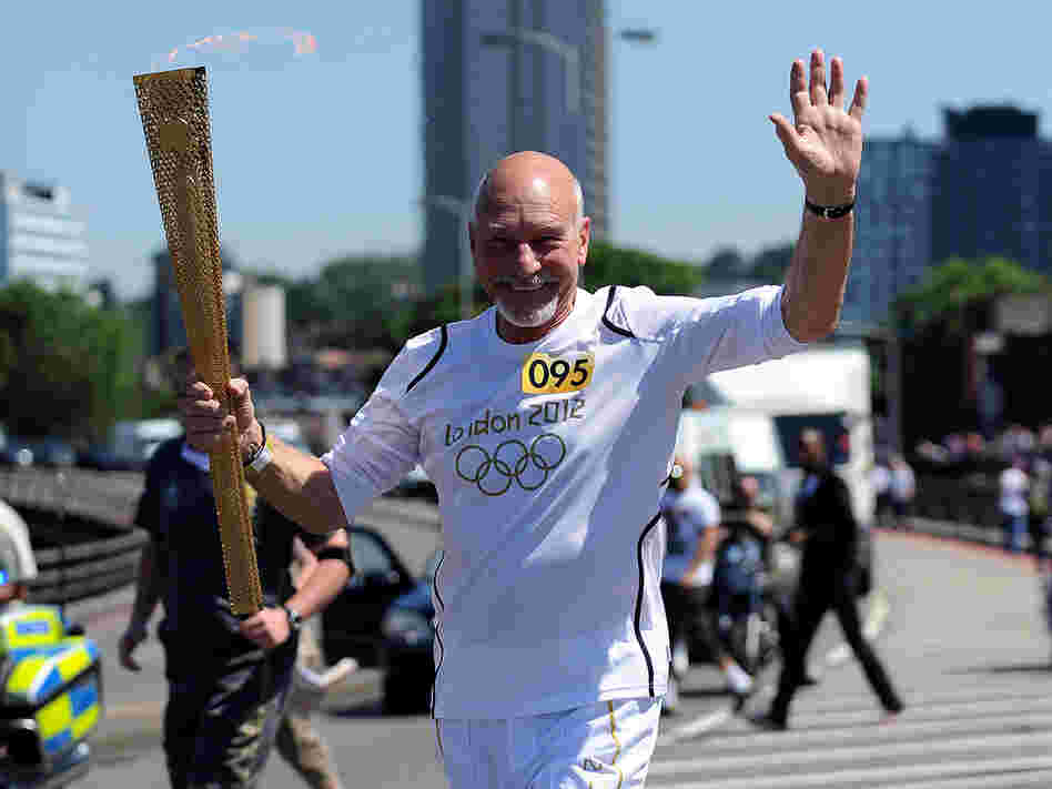 Sir Patrick Stewart: torch bearer, Starfleet Captain, frustrated seamster.