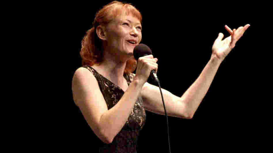 Ann Magnuson performs on Mountain Stage.