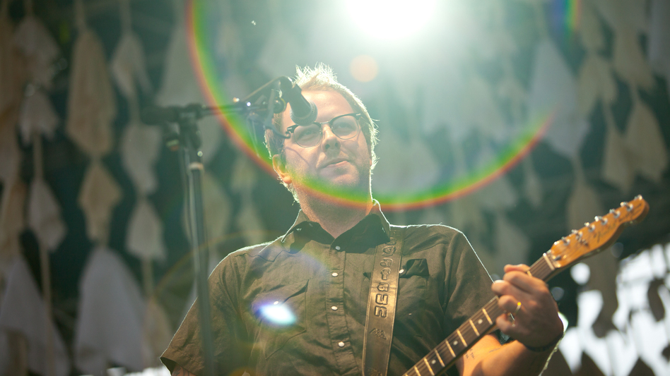 Megafaun performs at the Newport Folk Festival.