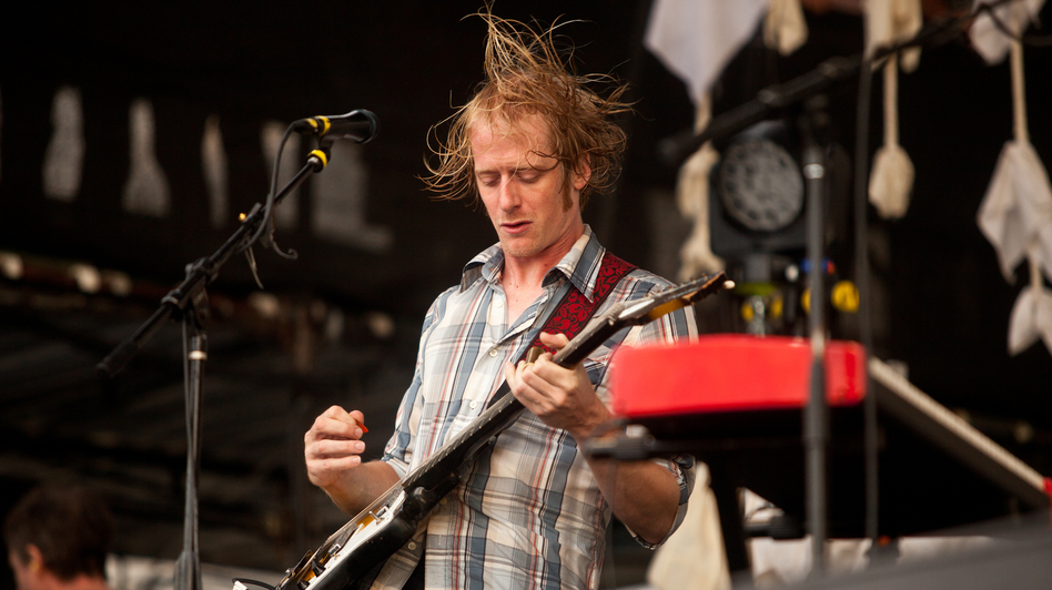Blitzen Trapper performs at the Newport Folk Festival.