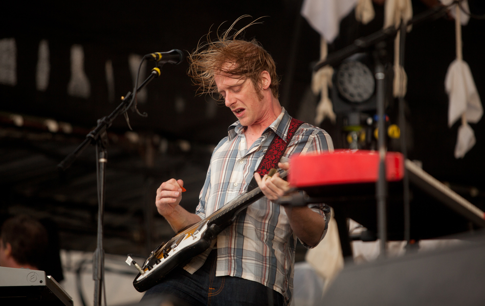 Blitzen Trapper's breezy classic-rock vibe brought a little Grateful Dead love to a drenched Newport audience.