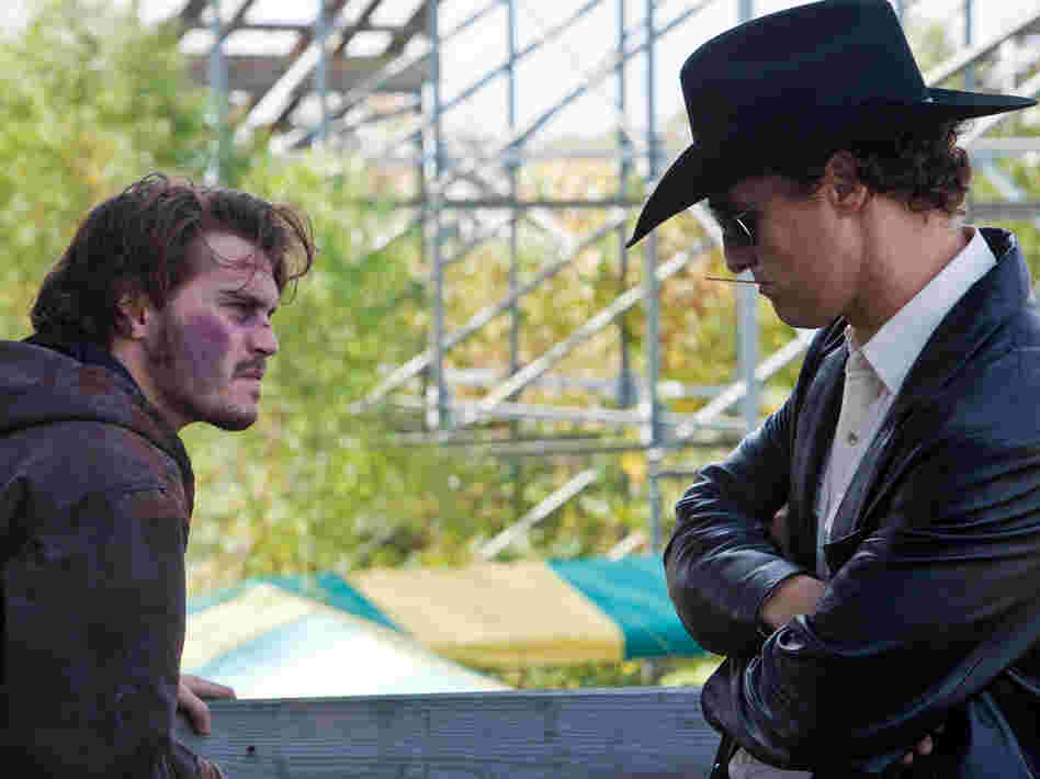 A Dallas hard-luck case (Emile Hirsch, left) hires a corrupt cop (Matthew McConaughey) to kill his estranged mother when he hears about her rich insurance policy. Needless to say, the plot of Killer Joe doesn't quite work out as planned. A Dallas hard-luck case (Emile Hirsch, left) hires a corrupt cop (Matthew McConaughey) to kill his estranged mother when he hears about her rich insurance policy. Needless to say, the plot of Killer Joe doesn't quite work out as planned.