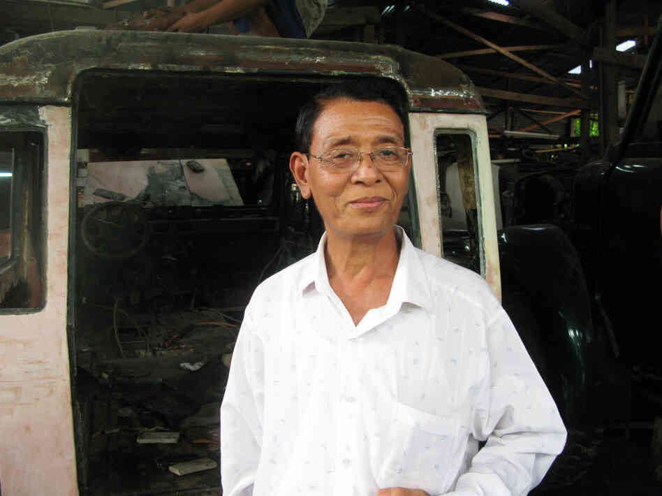 U Ohn Myint has serviced many decades-old jalopies and kept them roadworthy when ordinary Burmese could not import private cars.