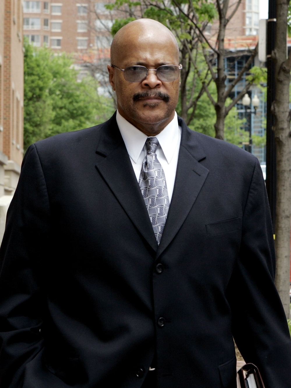 Vernon Jackson leaving the U.S. District Court in Alexandria, Va., in 2006. He later went to prison for three years on bribery charges.