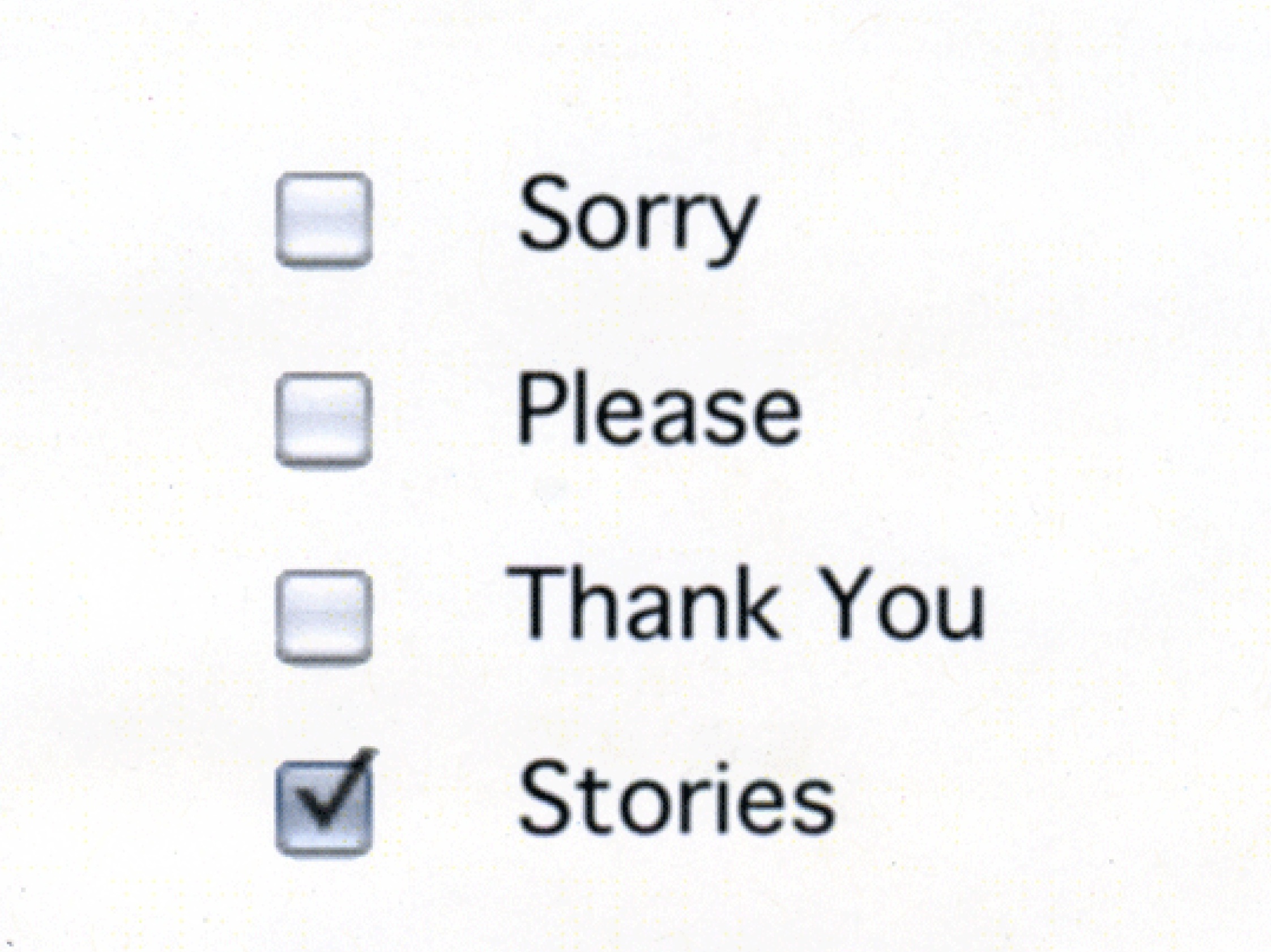 'Sorry Please Thank You': Technically, We're All Alone