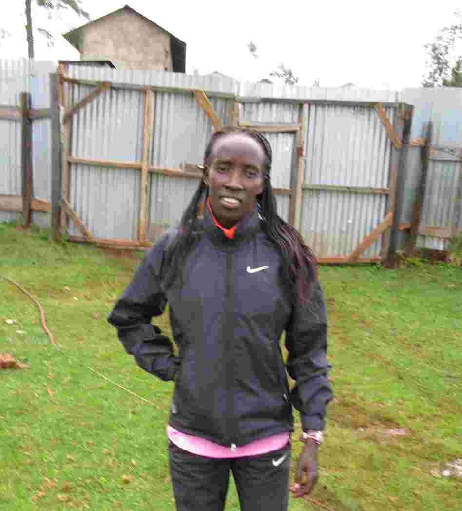 Hellen Kimutai grew up in a one-room hut and ran 6 kilometers each way — barefoot — back and forth to school. In March, she won the Rome City Marathon. Hellen Kimutai grew up in a one-room hut and ran 6 kilometers each way — barefoot — back and forth to school. In March, she won the Rome City Marathon.