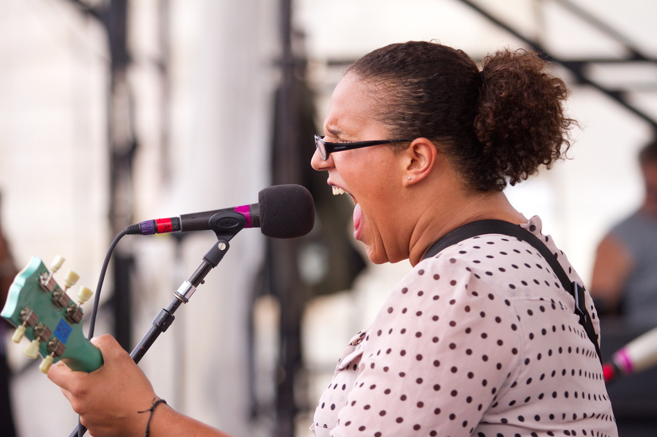 At Newport, Alabama Shakes' music reached ecstatic, rafter-shaking heights with singer Brittany Howard dominating the proceedings.