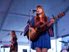 First Aid Kit plays the Harbor Stage at the Newport Folk Festival.