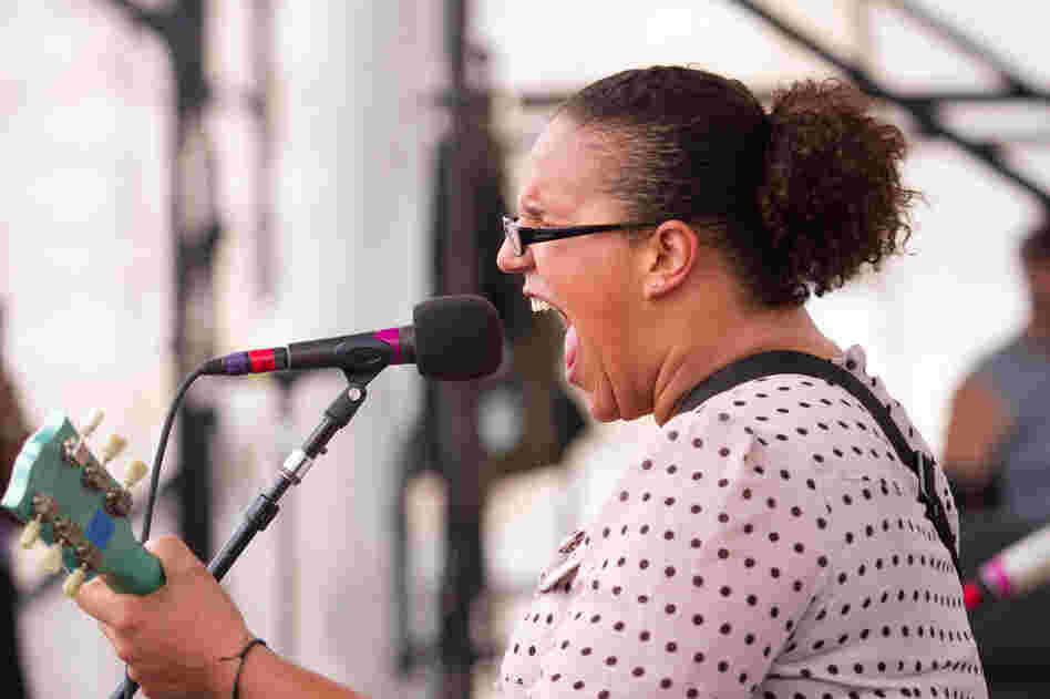 After the band's thunderous set, Brittany Howard later lent her vocals to My Morning Jacket's glorious headlining set.